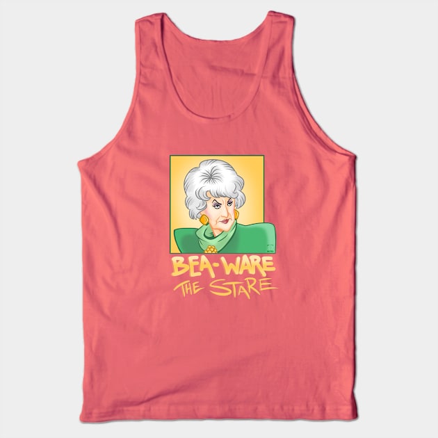 Bea-ware the Stare Tank Top by BeefcakeBoss